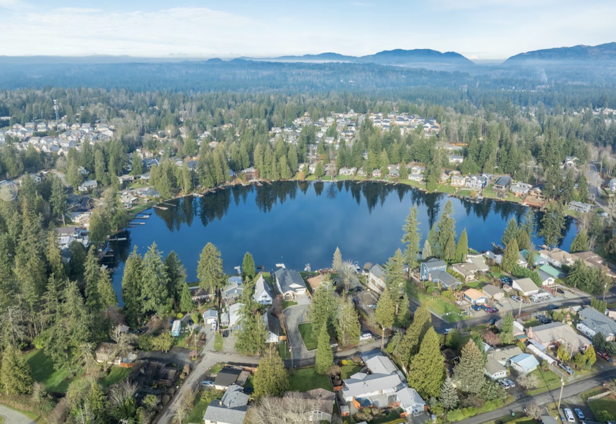Aerial view of Maple Valley, Washington