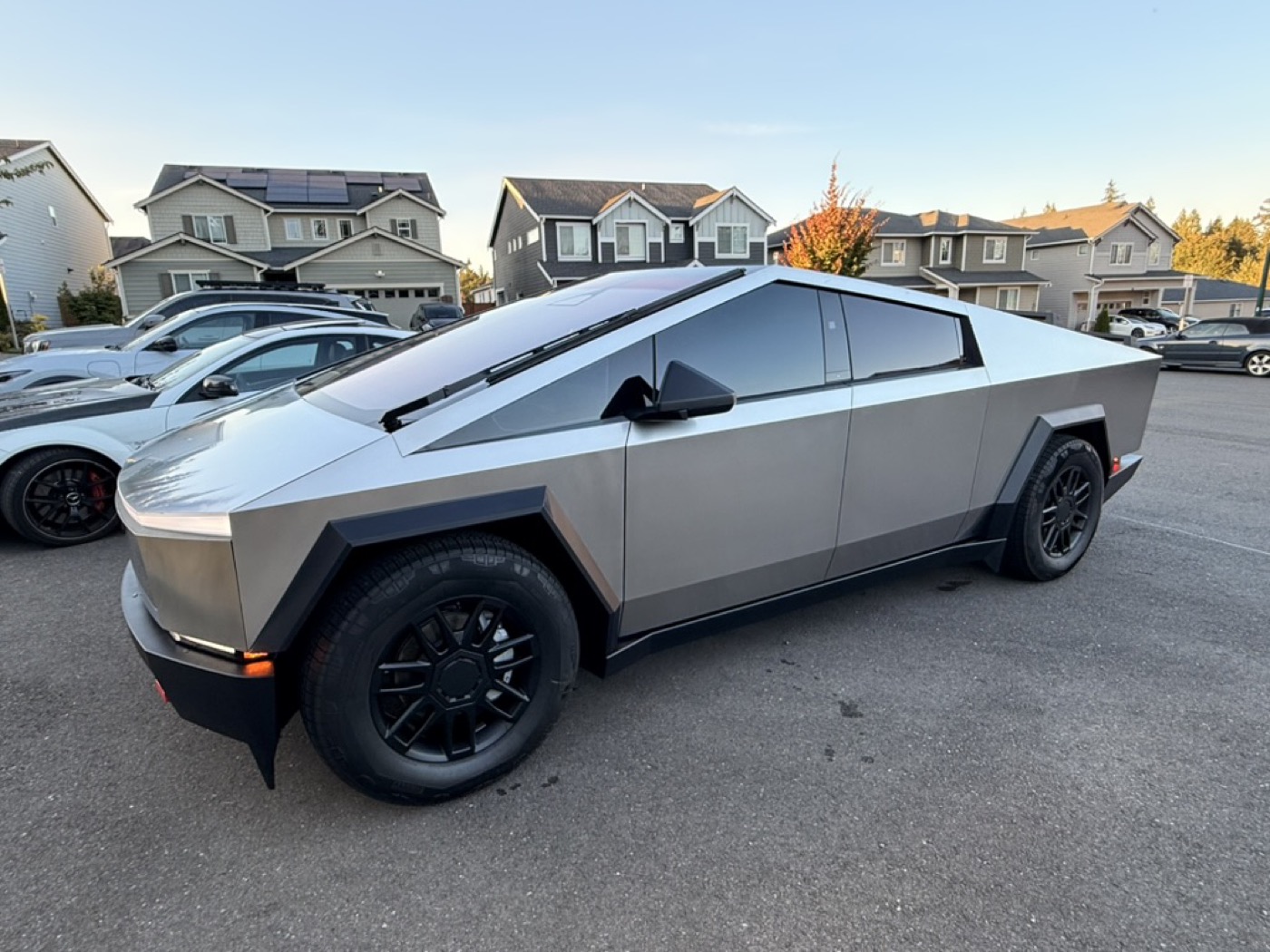 Detailed Tesla Cybertruck exterior